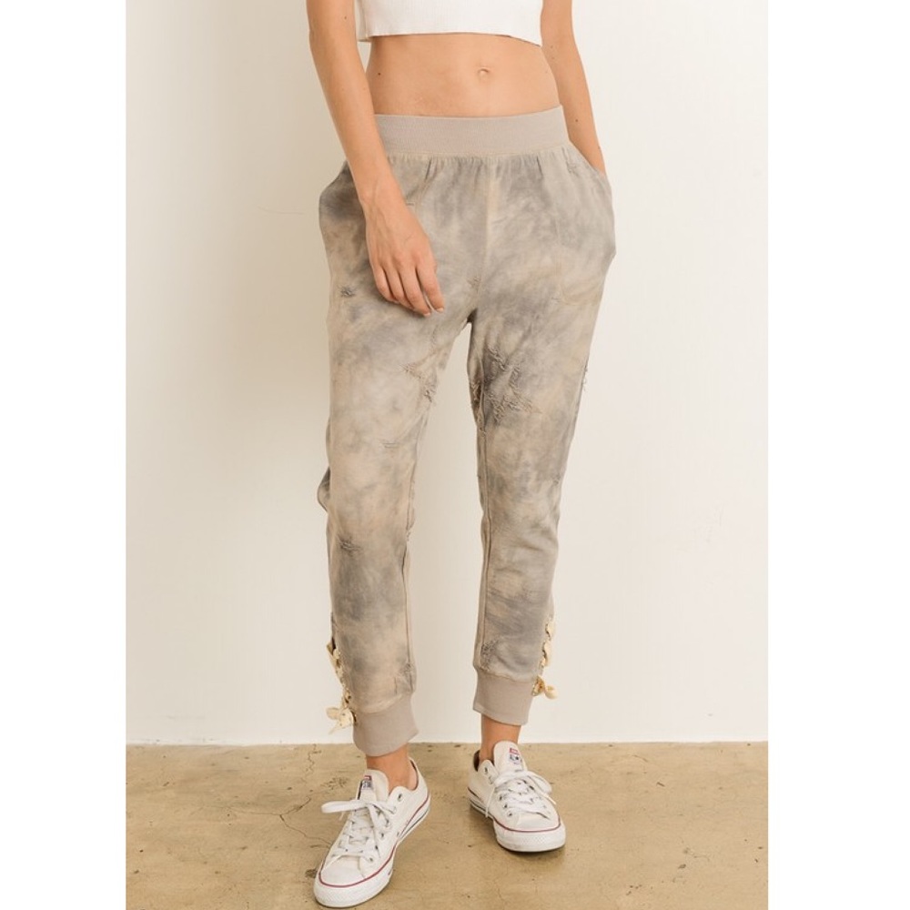 Distressed Jogger Pants - Picture 2 of 7